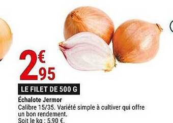 Gamm vert Échalote jermor offre