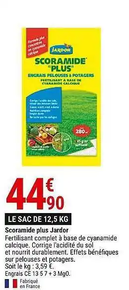Scoramide plus jardor