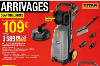 Brico Dépôt Nettoyeur Haute Pression Electrique 2200w 160 Bar offre