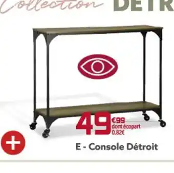 Console Detroit