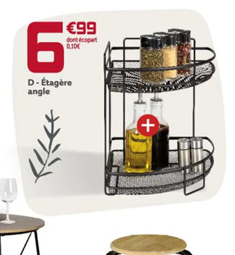 Gifi Etagere Angle offre