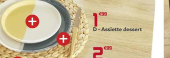 Gifi Assiette Dessert offre