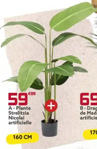 Gifi Plante Strelitzia Nicolai Artificielle offre