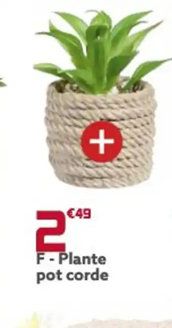 Gifi Plante Pot Corde offre