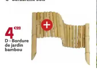 Gifi Bordure de Jardin Bambou offre