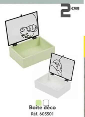 Gifi Boite Deco offre