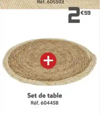 Gifi Set de Table offre