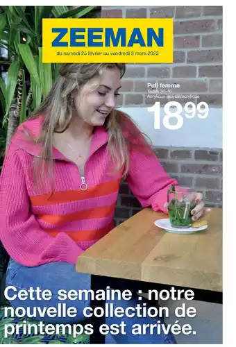 Zeeman Pull Femme offre