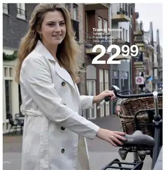 Zeeman Trench Femme offre