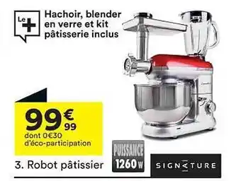 BUT Robot pâtissier signature offre