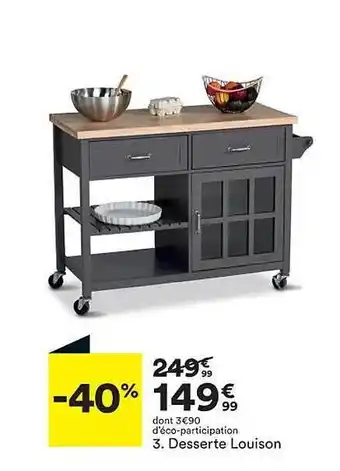 BUT Desserte louison offre