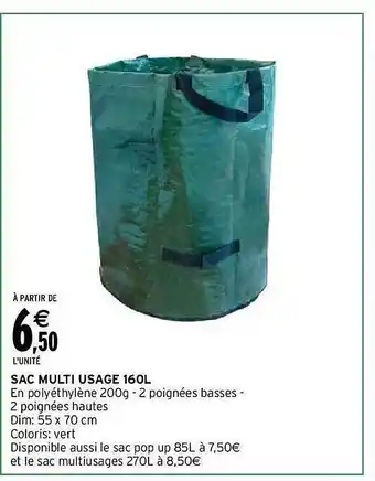 Intermarché Sac multi usage 160 l offre