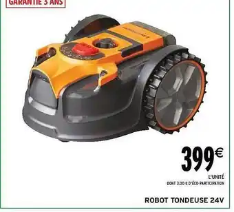 Intermarché Robot tondeuse 24v offre