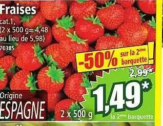 Norma Fraises offre