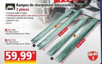 Norma Rampes de chargement universelles, 2 pièces diamond car offre