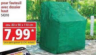 Norma Pour fauteuil avec dossier haut offre