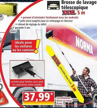 Norma Brosse de lavage télescopique xxxl 5 m offre