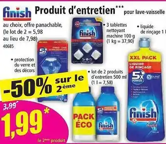 Norma Produit d'entretien finish offre