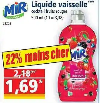 Norma Liquide vaisselle mir offre