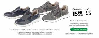 Lidl Chaussures offre