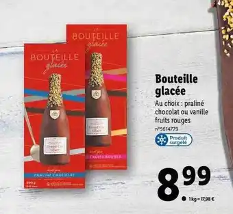 Lidl Bouteille glacée offre