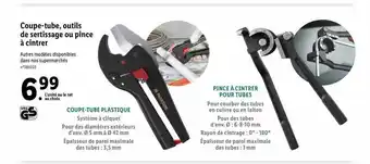 Lidl Coupe de sertissage ou pince à cintrer offre