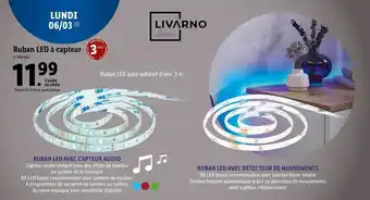 Lidl Ruban led auto-adhésif livarno home offre