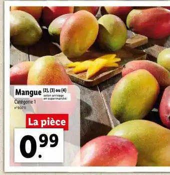 Lidl Mangue offre
