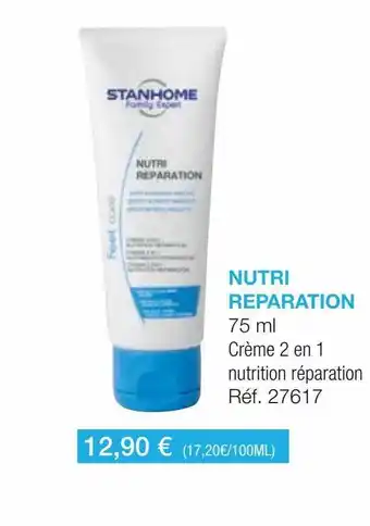 Stanhome Nutri reparation offre