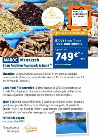 Maroc : marrakech