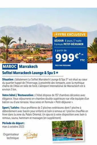 Lidl Maroc : marrakech offre