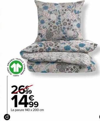 Carrefour La parure 140 x 200 cm offre