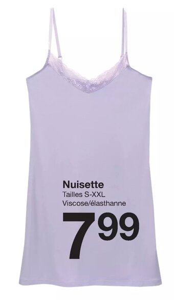 Zeeman Nuisette offre