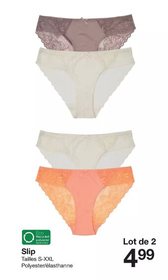 Zeeman Slip offre