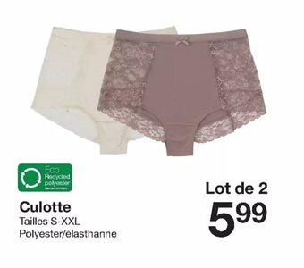 Zeeman Culotte offre