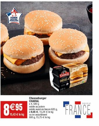 Cora x Carrefour Cheeseburger Charal offre