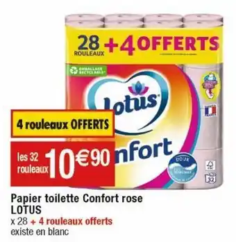 Cora x Carrefour Papier toilette lotus offre
