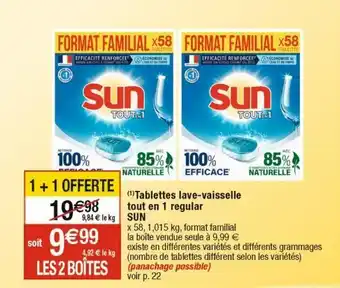 Cora x Carrefour Nettoyage lave-vaisselle sun offre
