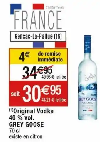Cora x Carrefour Vodka offre
