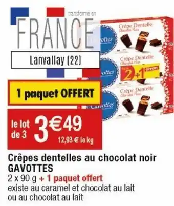 Crêpes au chocolat gavottes