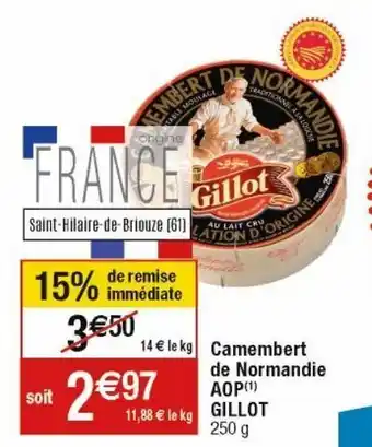 Camembert gillot