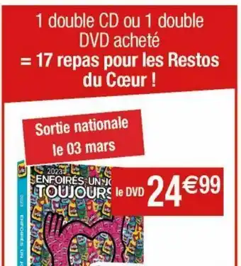 Cora x Carrefour Dvd offre