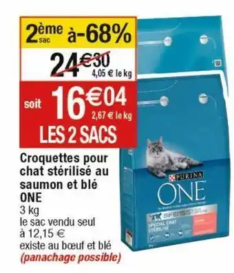Cora x Carrefour Croquettes pour chats purina offre