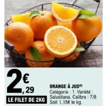E.Leclerc Orange à jus offre
