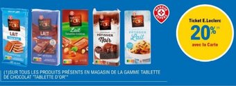 E.Leclerc Tablette d'or offre