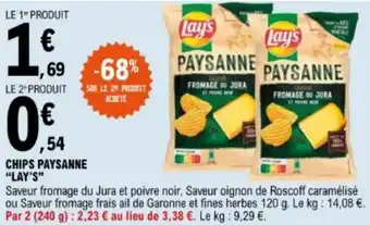 E.Leclerc Chips paysanne "LAY'S" offre