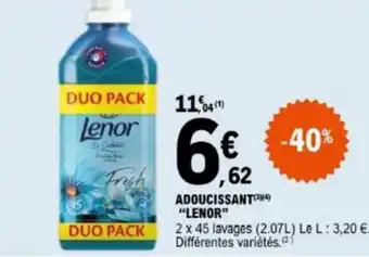 E.Leclerc Adoucissant "LENOR" offre