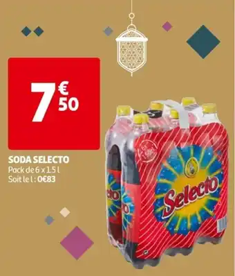 Auchan Soda selecto offre