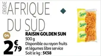 Raisin golden sun