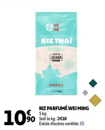 Auchan Riz parfumé wei ming offre
